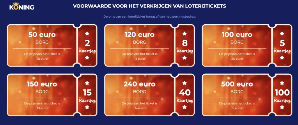 koning promotiecodes